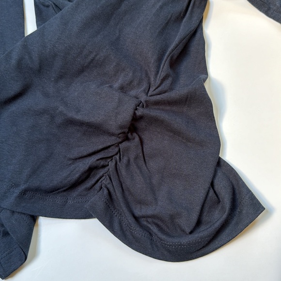Creamie Long Sleeve Ruched T-shirt Size 10 - Picture 6 of 11